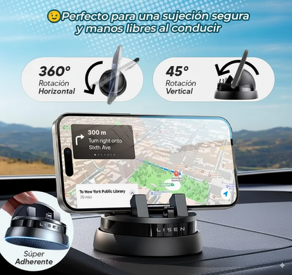 Soporte 360 MAX – Mayor Seguridad al Conducir 🚗📱