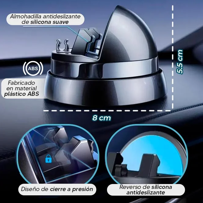 Soporte 360 MAX – Mayor Seguridad al Conducir 🚗📱