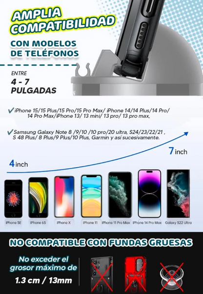 Soporte 360 MAX – Mayor Seguridad al Conducir 🚗📱